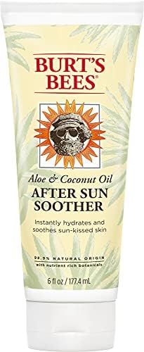 Burt's Bees Aloe & Coconut Oil After-Sun Soother, 6 Oz (Package May Vary) | Amazon (US)