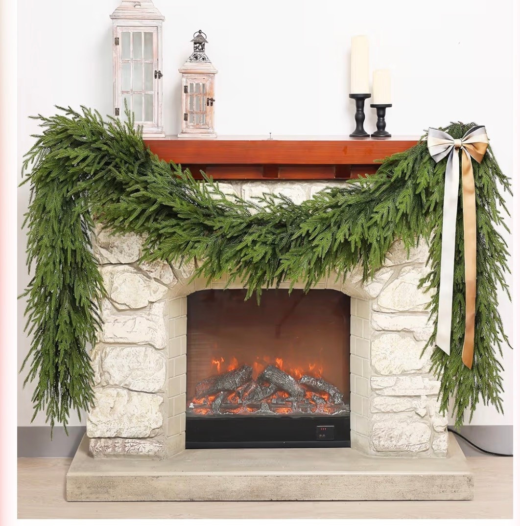 Black Friday Sale / Garland Yes
【Lifelike Norfolk Pine】: Our christmas norfolk pine garland is different from other garlands on the market, using unique fabrication techniques and more materials to form a lush, fluffy and full christmas garland decoration.As shown in the picture, a norfolk pine garland can give your fireplace a plump and fluffy effect, making your Christmas decoration more convenient.
【Quantity and Size】: The package includes 1 faux norfolk pine garland with a Christmas garland length of 5 feet, a size perfect for fireplace decorations.
#christmasdecor

#LTKHome #LTKSeasonal #LTKCyberWeek