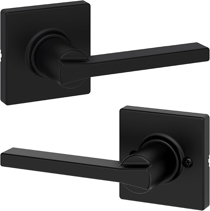 Kwikset Casey Interior Privacy Door Handle with Lock, Door Lever For Bathroom and Bedroom, Matte ... | Amazon (US)