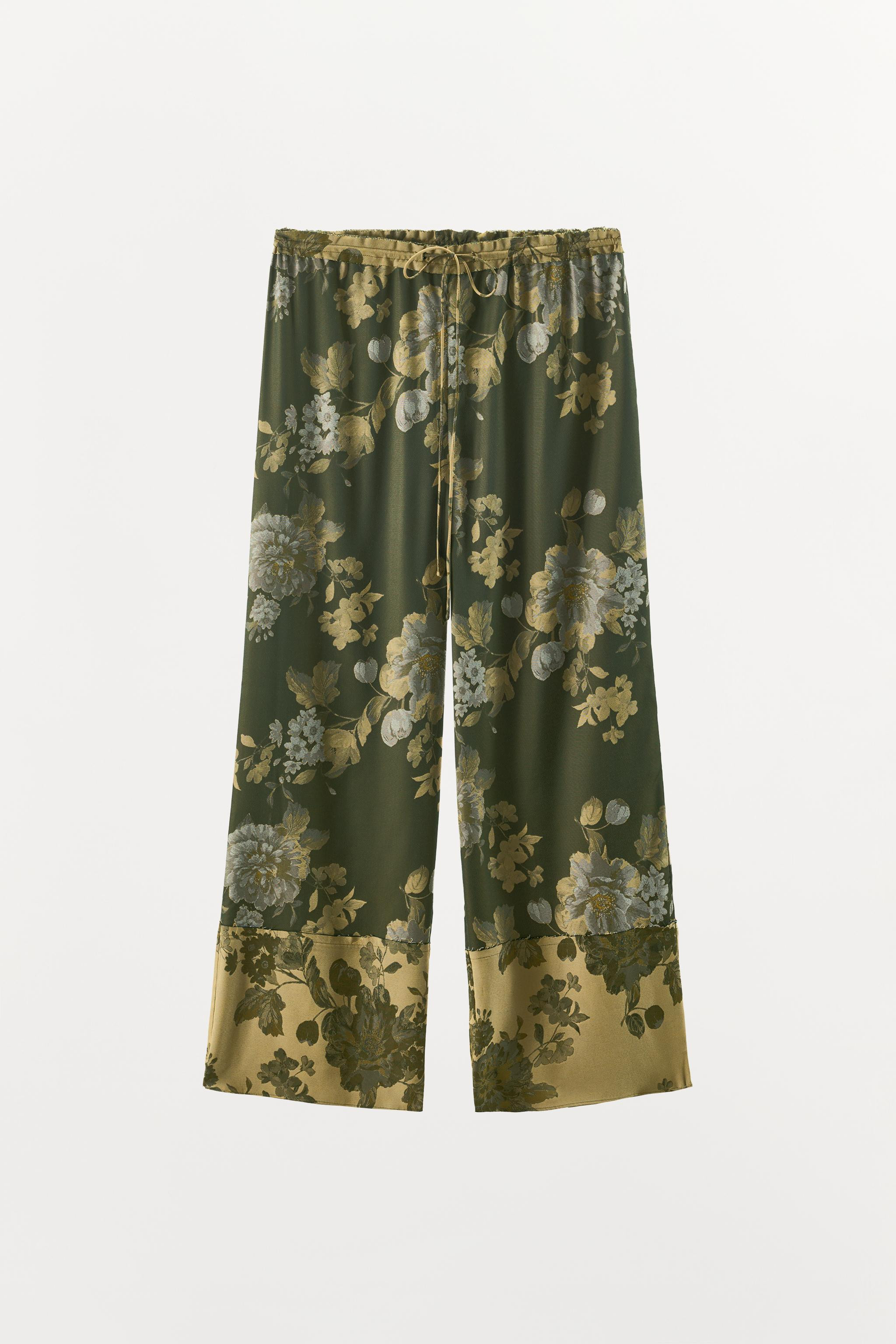 JACQUARD TROUSERS | Zara US