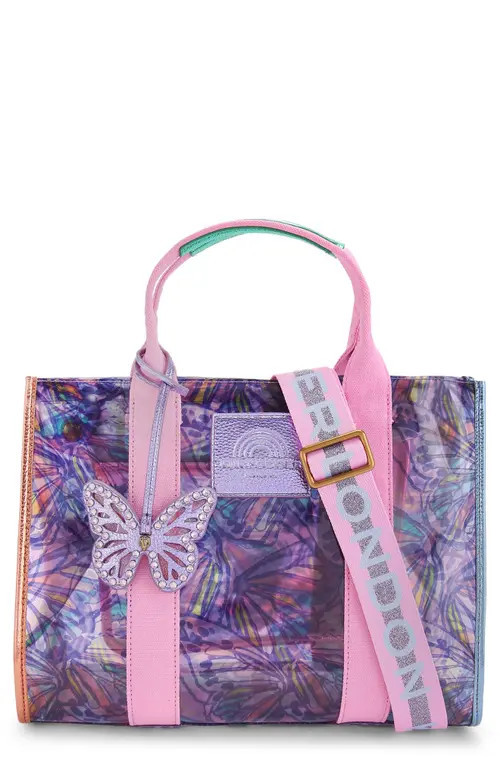 Kurt Geiger London Southbank Vinyl Tote in Light/Pastel Purple at Nordstrom | Nordstrom