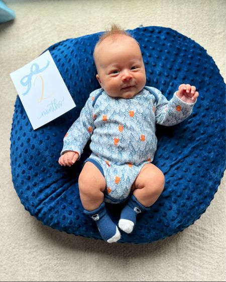 Two months old! Baby lounger pillow cover! 

#LTKfamily #LTKbaby #LTKunder50