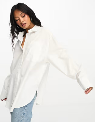 ASOS DESIGN oxford shirt in white | ASOS (Global)