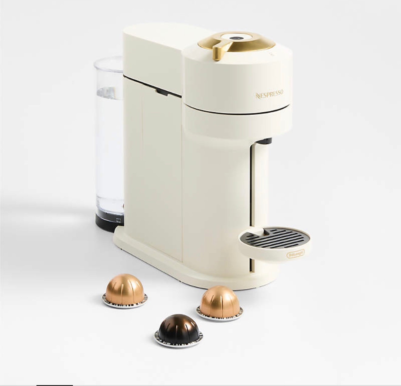 White and gold Nespresso 

#LTKSaleAlert #LTKGiftGuide #LTKSeasonal