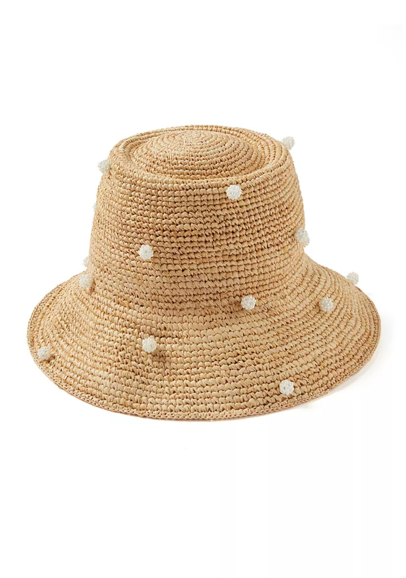 Allover Pearl Clusters Bucket Hat | Belk