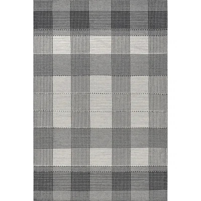 Emily Henderson x Rugs USA Oregon Plaid Wool Area Rug | Wayfair North America