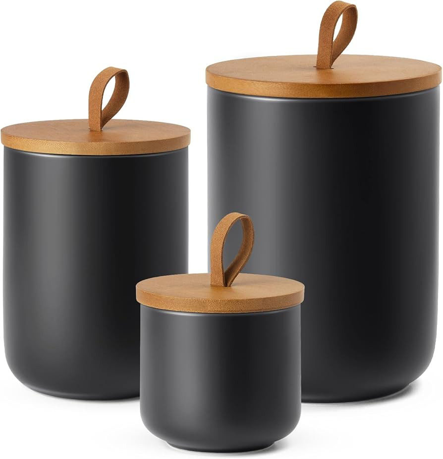 Canisters Sets for The Kitchen, Airtight Kitchen Canisters for Countertop, Kitchen Canisters Set ... | Amazon (US)