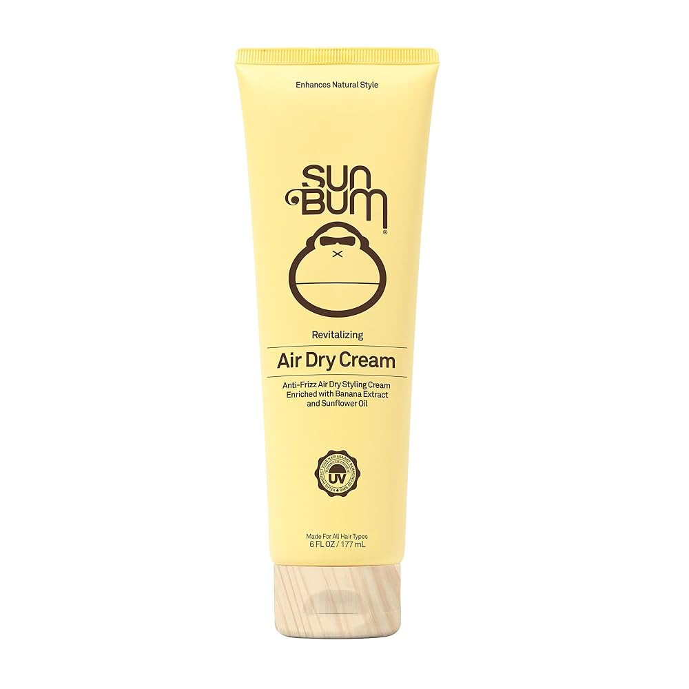Sun Bum Revitalizing Air Dry Cream - Anti Frizz Styling Cream with Banana Extract and Sunflower O... | Amazon (US)