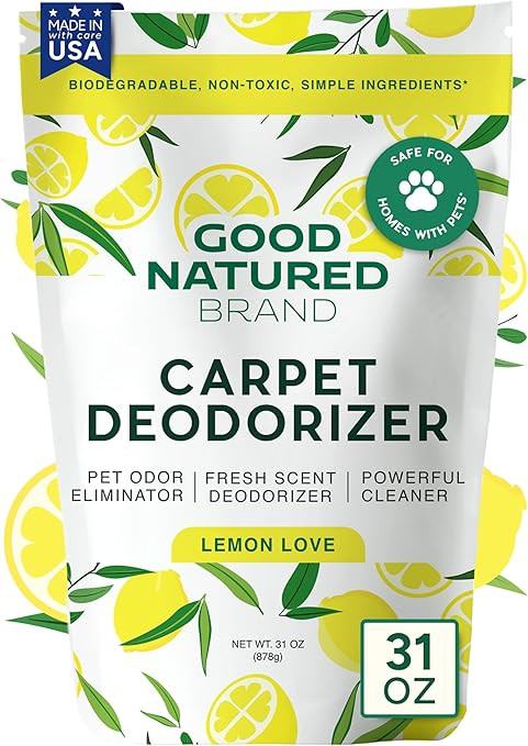 Good Natured Brand | Carpet Deodorizer & Freshener Powder | 31 oz Pet Odor Eliminator for Strong ... | Amazon (US)