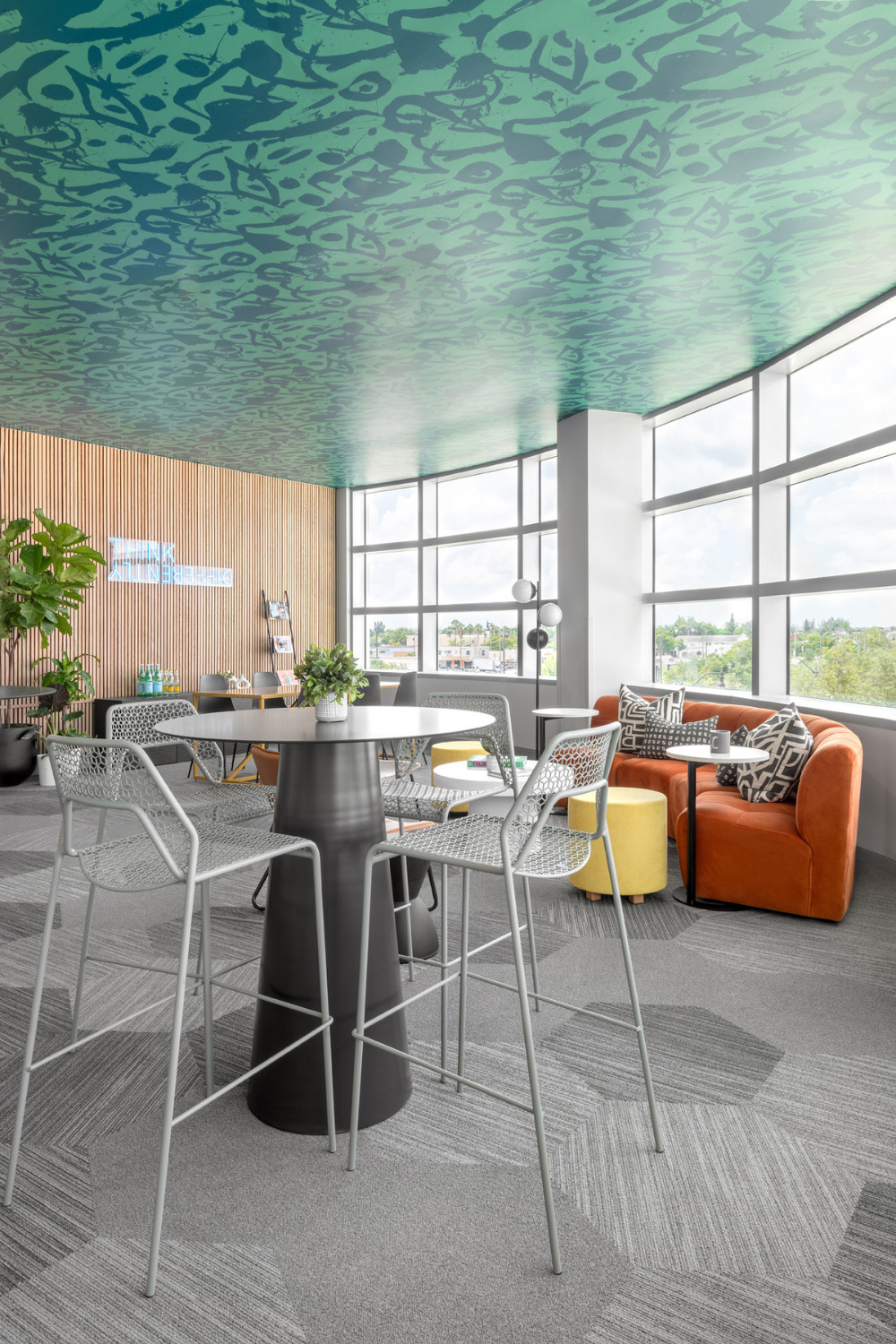Miami Dade College Homestead Campus. From vision to reality, this renovated coworking space was enhanced for collaboration, ideation and creativity. Using bold and vibrant design features, diverse seating options, and a historic gallery wall, this space was turned into a versatile and energetic environment.  

 #LTKHome #LTKStyleTip