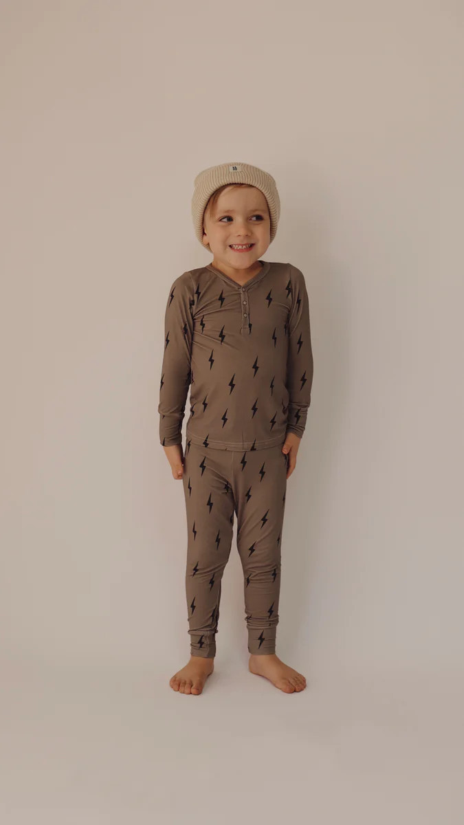 Lightning Bolt | Bamboo Two Piece Pajamas | Forever French
