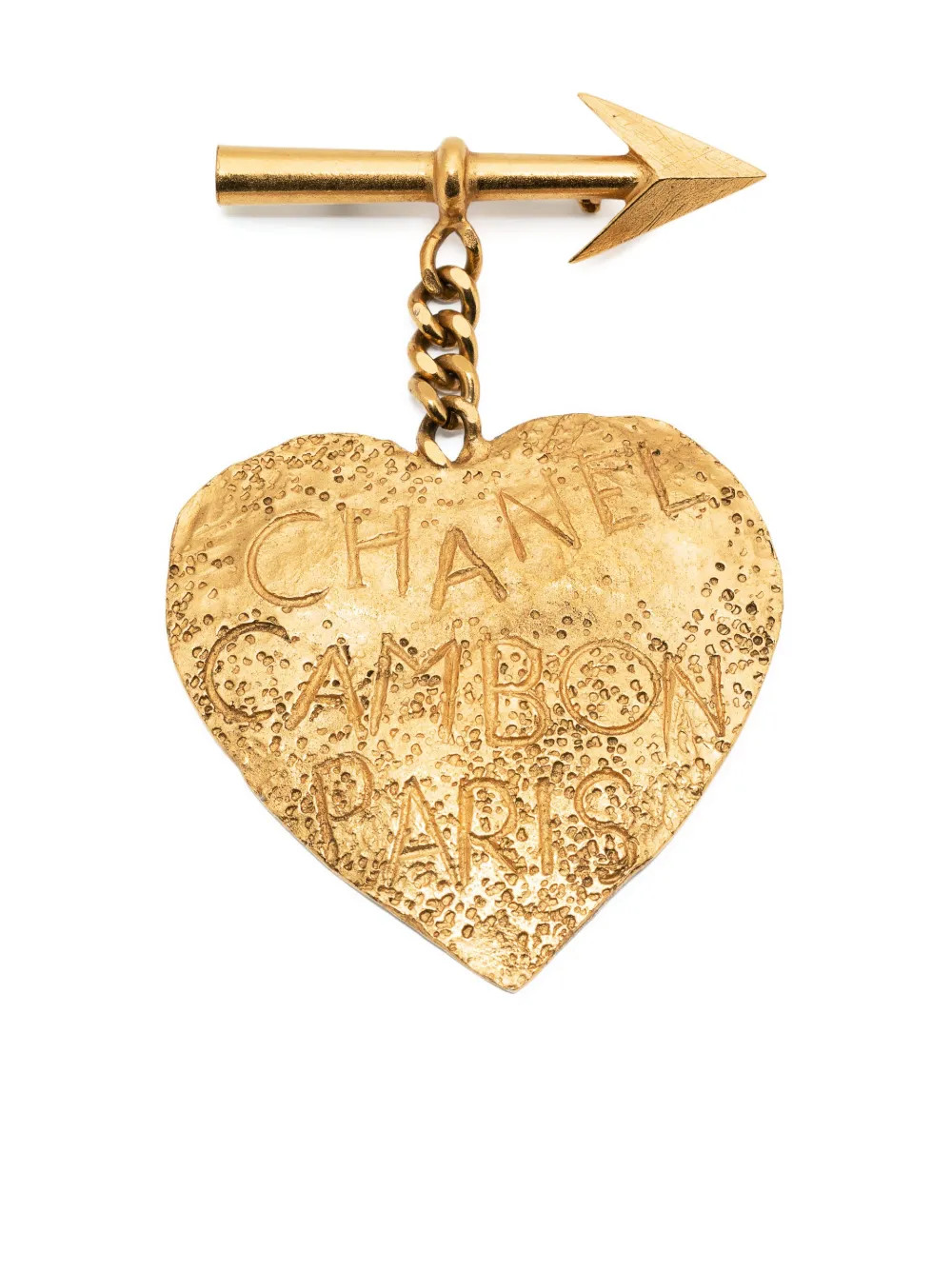 1993 Bow And Heart brooch | Farfetch Global