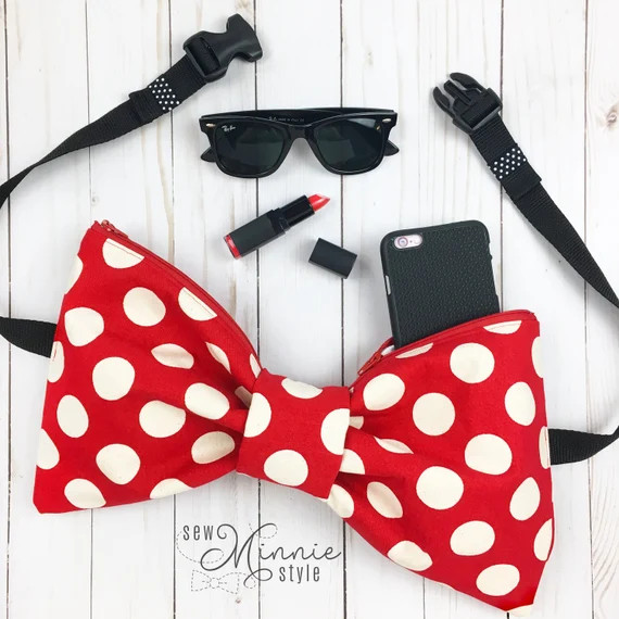 Bow Fanny Pack - Red Polka Dot | Etsy (US)