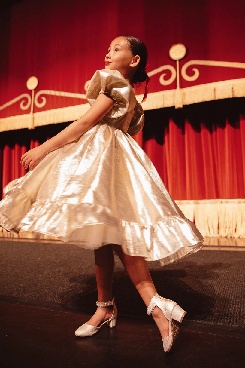 Mini Coco Dress in Gold | Ivy City Co