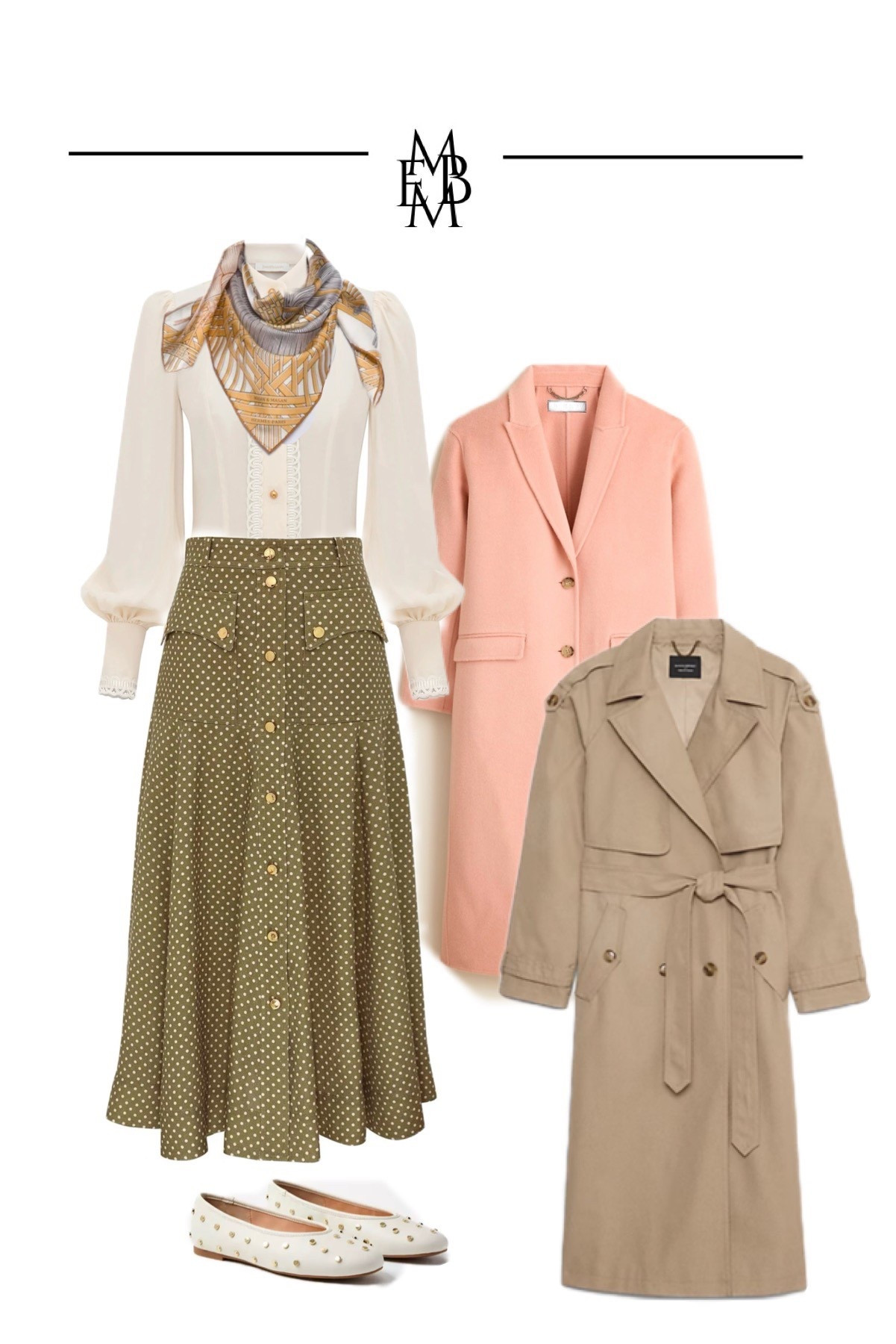 I love these colors for Paris in spring. Also linked a similar skirt/top with a great price point. 