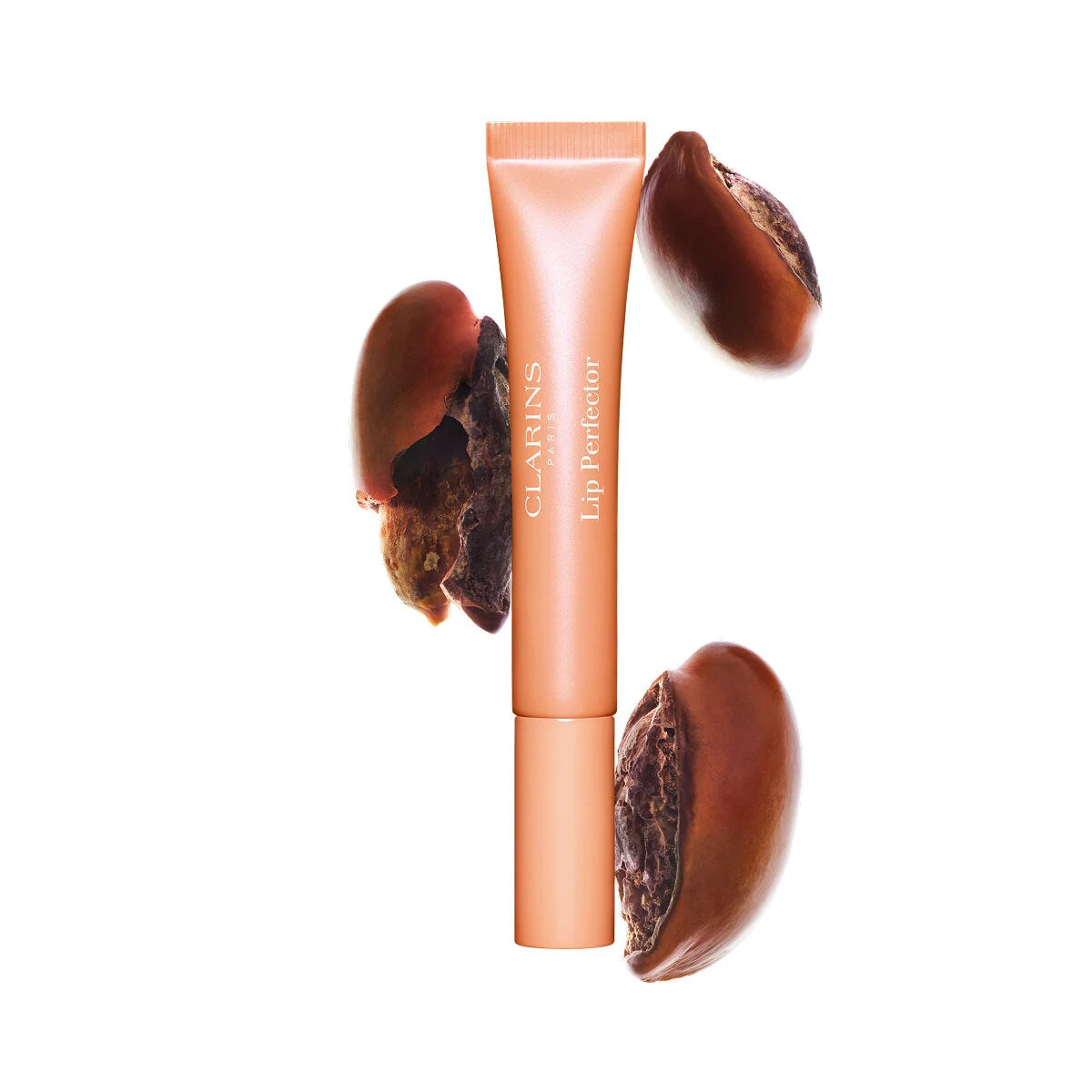 Clarins Lip Perfector Peptide-Plumping + Hydrating Lip Gloss 0.35 Oz. - 02 apricot shimmer | Clarins USA