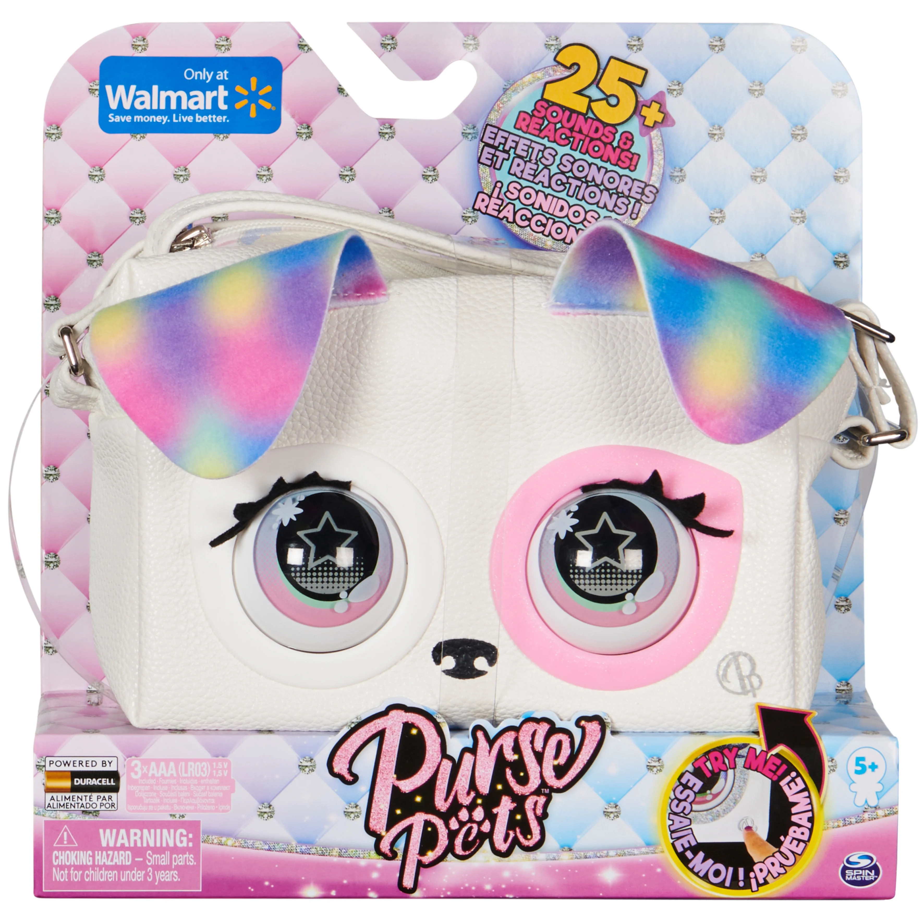 Purse Pets Rainbow Pup, Over 25 Sounds & Reactions (Walmart Exclusive) - Walmart.com | Walmart (US)
