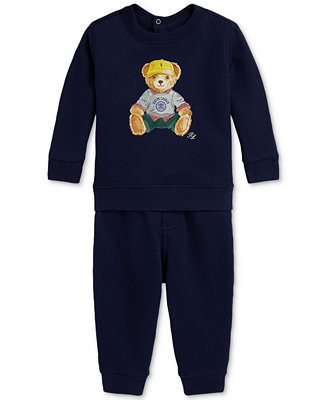 Baby Boys Fleece Sweatshirt & Pant Set | Macy's