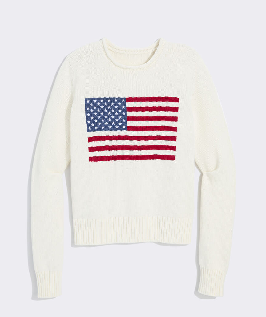 Katie Cotton Americana Rollneck Sweater | vineyard vines