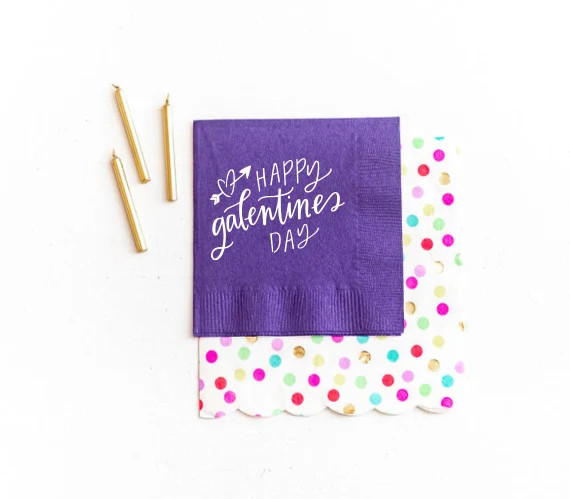 Galentines day napkins Galentine's Day brunch | Etsy | Etsy (US)
