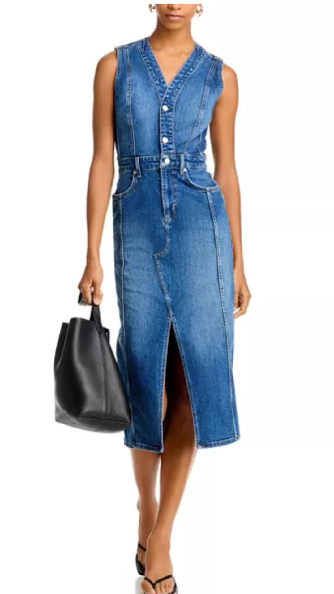 Denim Midi Dress (Size Medium Only)
$103.18 Was $268.00 
Sale and Gift Certificate with minimum purchase offer ends 5/18/25

#LTKStyleTip #LTKMidsize #LTKSaleAlert