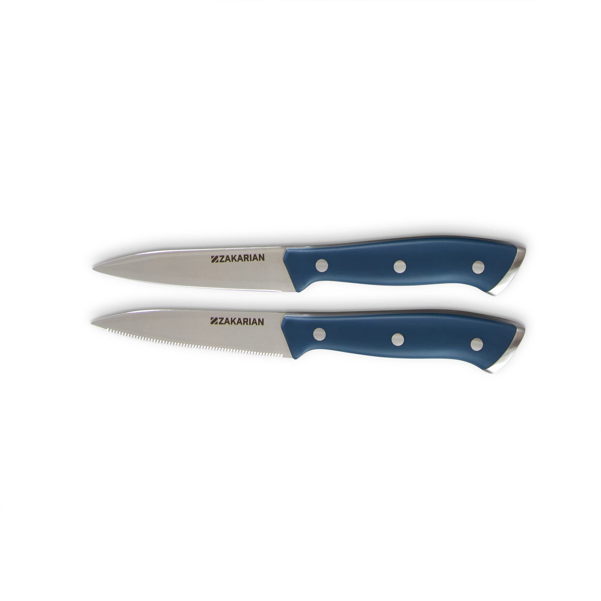Zakarian by Dash 2 Piece Chef Grade German Steel Paring Knife Set with Smooth and Serrated Blades... | Amazon (US)
