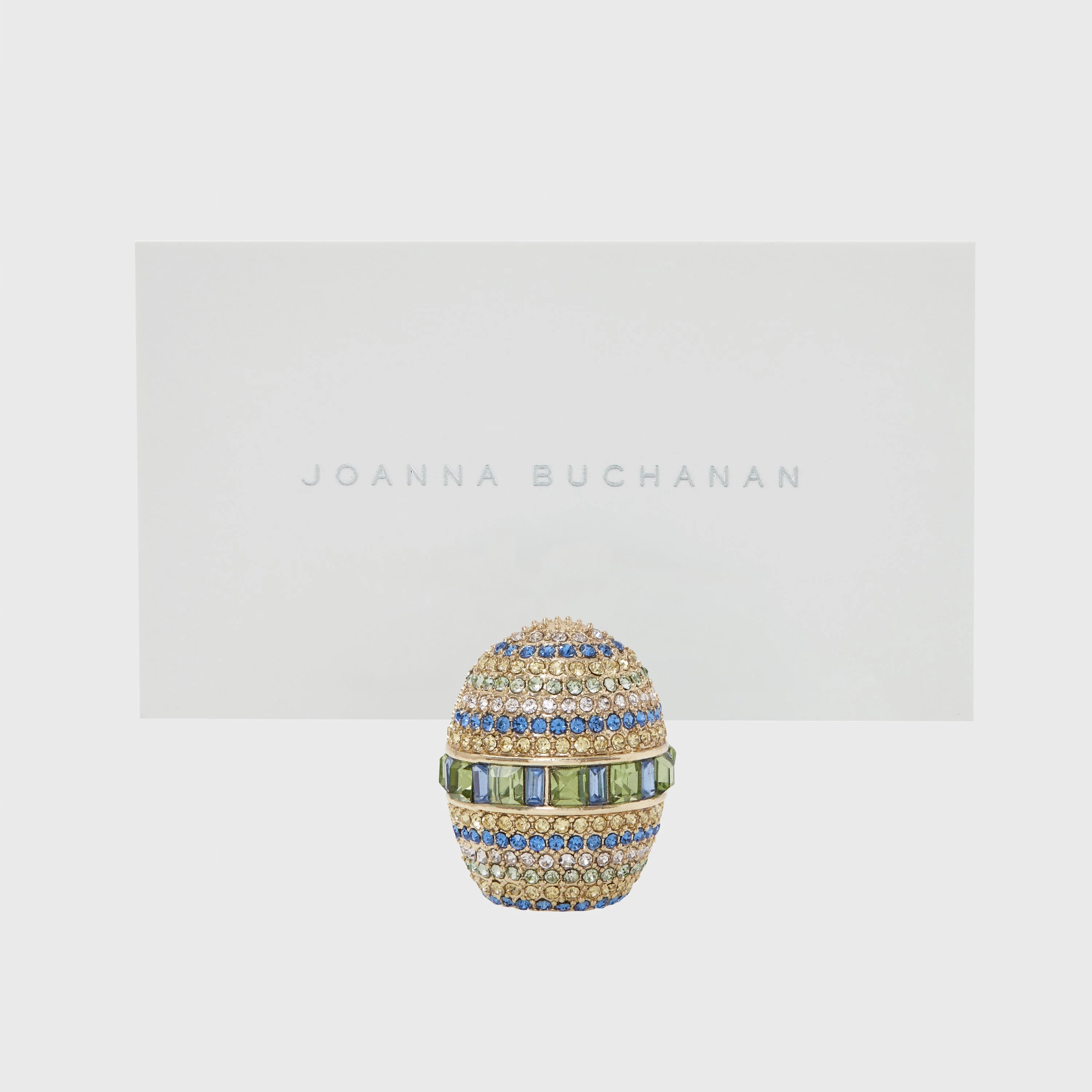 Sparkle egg placecard holders, set of two | Joanna Buchanan