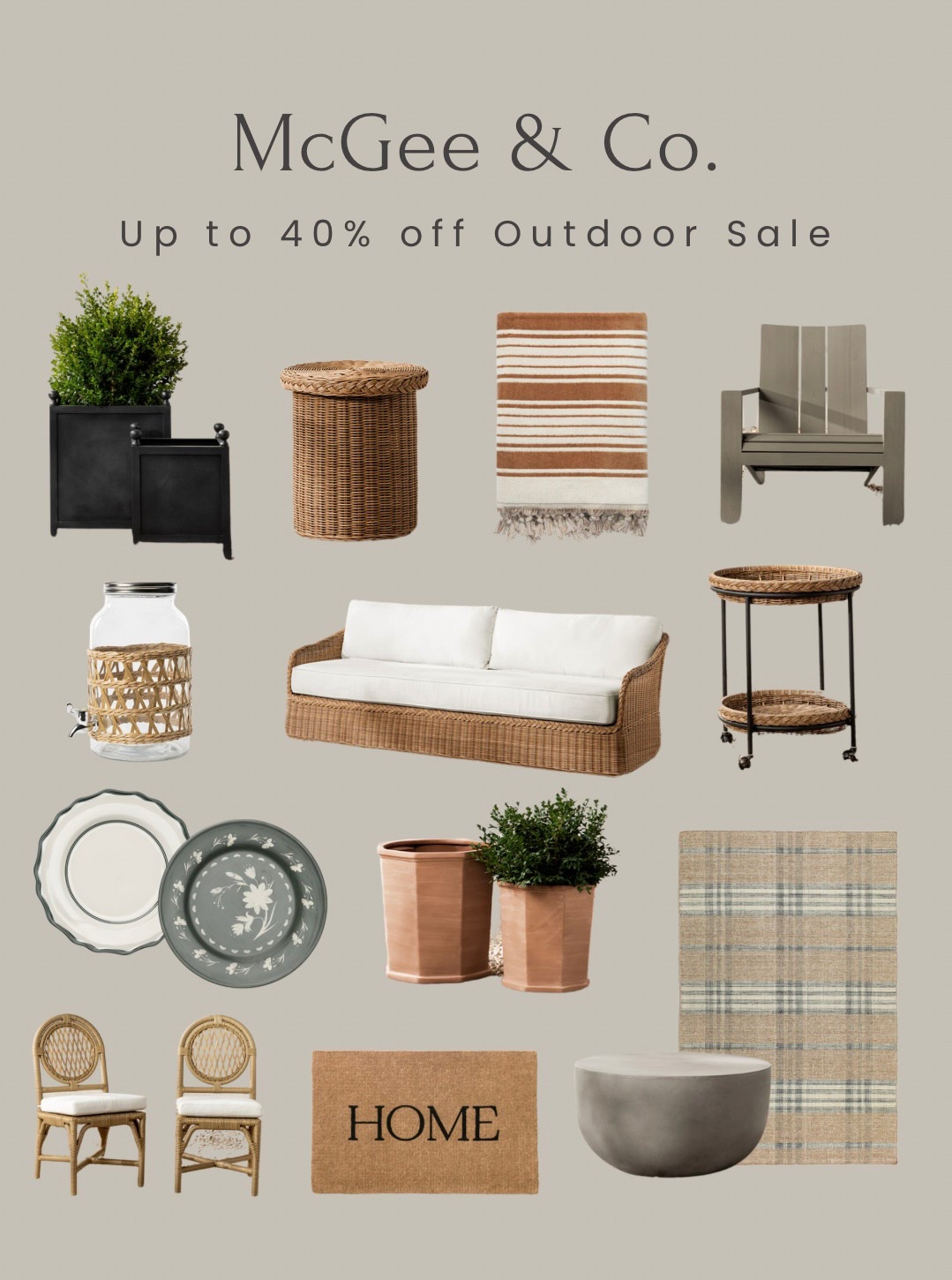 Some of my favorites from McGee and Co’s Outdoor Sale.  Items are up to 40% off!  

#LTKSaleAlert #LTKHome