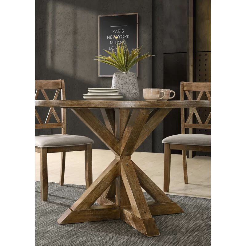 Ebbert 47.25'' Trestle Dining Table | Wayfair North America