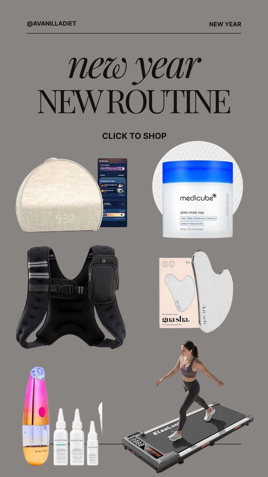 New Year, New Routine ✨
Fresh habits, wellness upgrades, and simple resets to start the year feeling your best 💫

#newyearroutine #wellnessgoals #healthyhabits #selfcareera #newyearreset #wellnessfavorites #lifestyleedit #amazonfinds #ltkwellness

#LTKSeasonal #LTKBeauty #LTKfitnessgoals