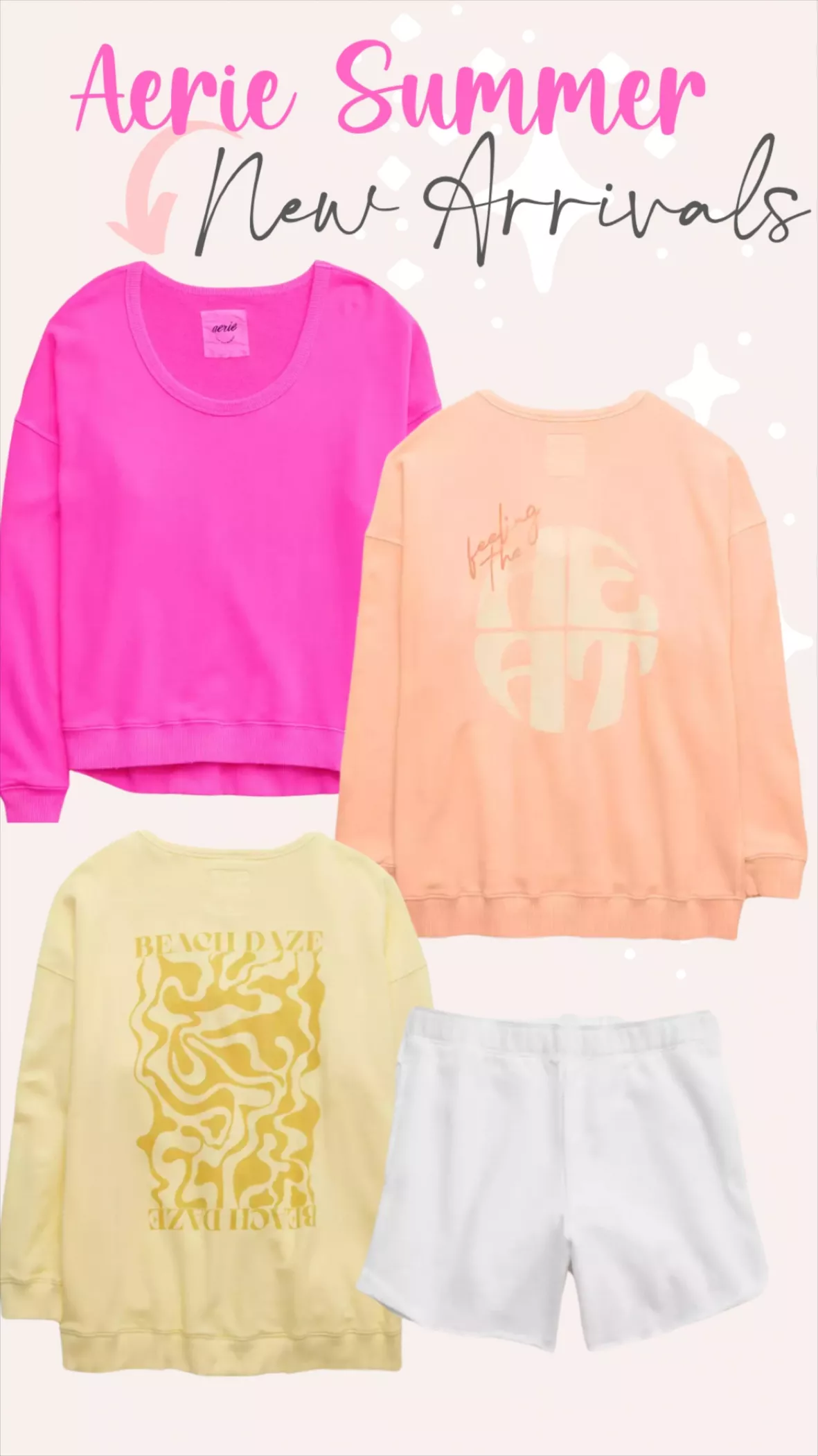 Aerie Beach Party Cropped Crewneck curated on LTK