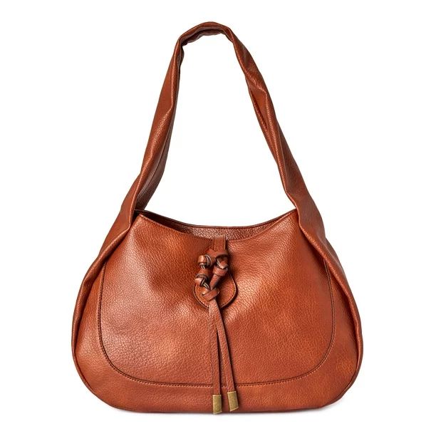 Time and Tru Women’s Brooks Shoulder Handbag Brown | Walmart (US)