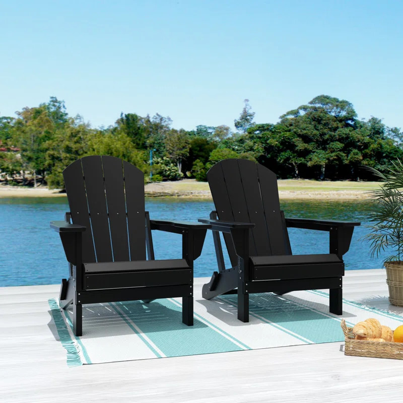 Hartington Folding Adirondack Chair | Wayfair North America