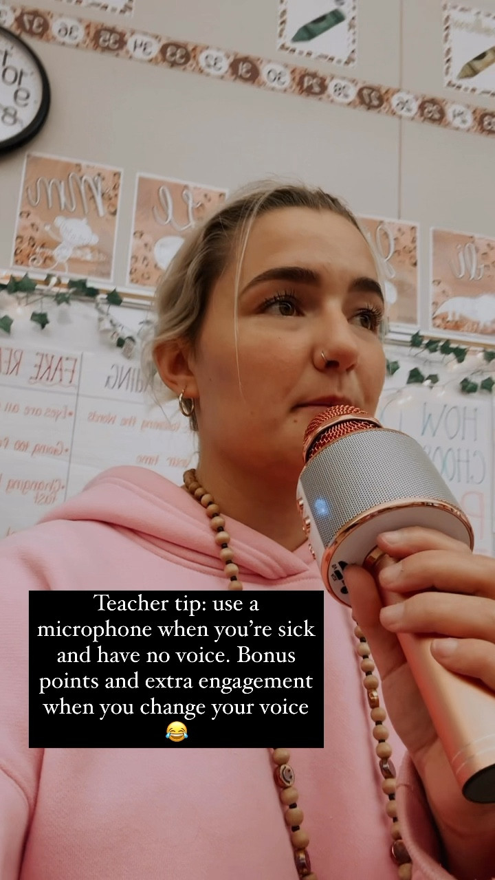 Teacher tip for when you’re sick!! 

#LTKSeasonal #LTKU