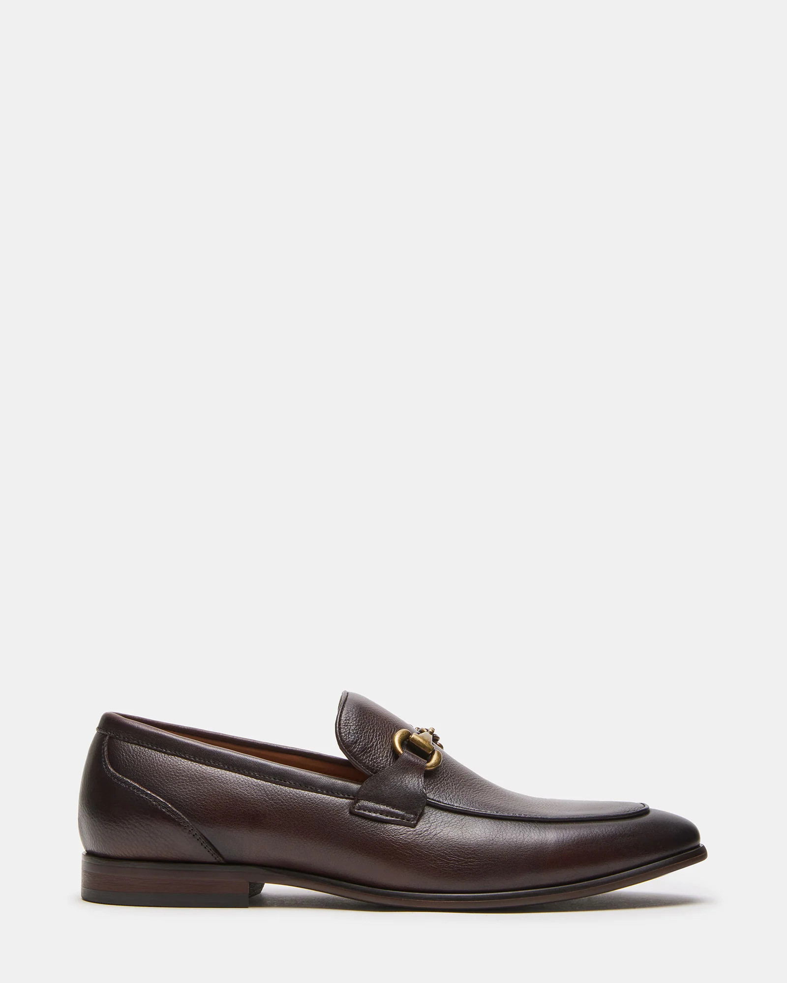 JAYSHAN Brown Leather Men's Dress Loafer | Steve Madden (US)