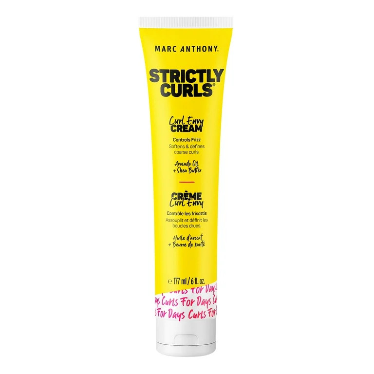 Marc Anthony Strictly Curls Frizz Control Cream with Shea Butter & Avocado Oil, 6 oz | Walmart (US)