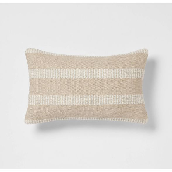 Woven Linework Lumbar Throw Pillow - Threshold™️ | Target