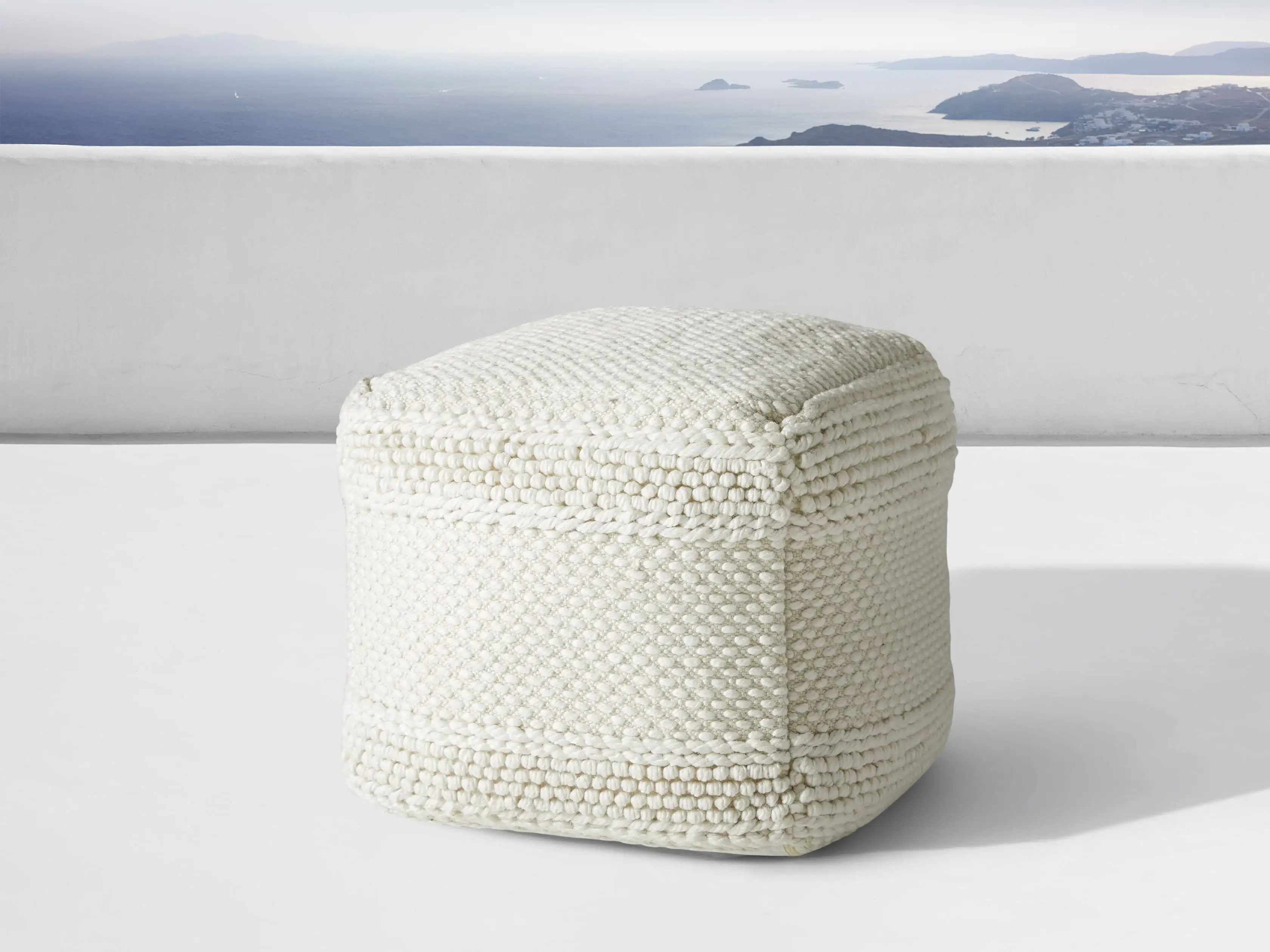 Decker Performance Pouf | Arhaus