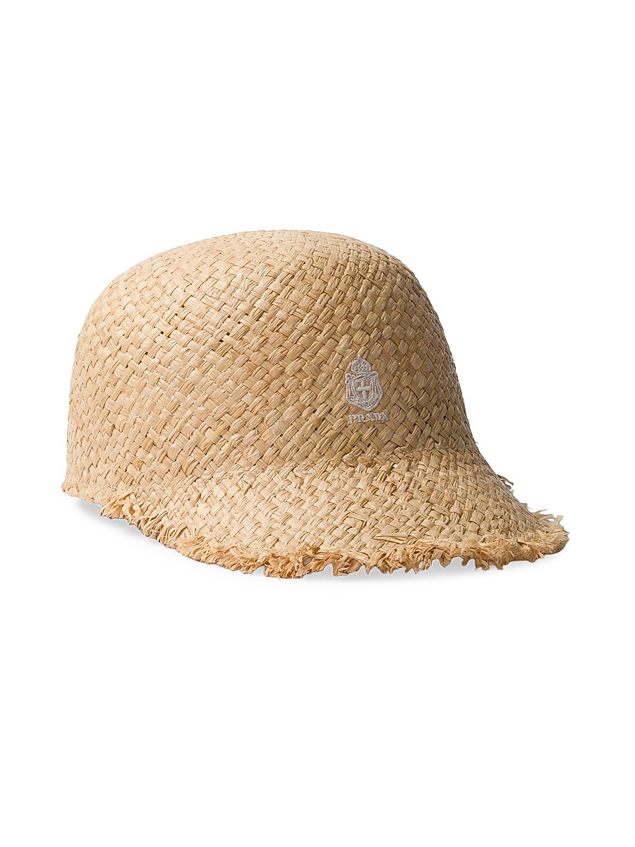 Women's Raffia Baseball Cap - Beige - Size Small | Saks Fifth Avenue