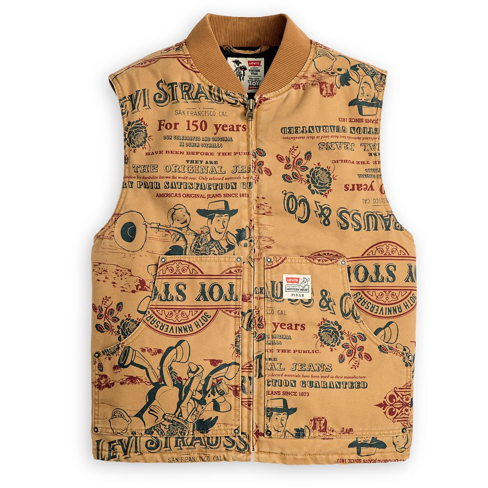 Toy Story Vest for Adults by Levi's – 30th Anniversary | Disney Store