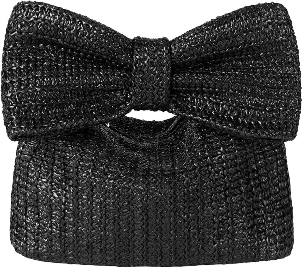 Ynport Bow Clutch Purses for Women Summer Woven Wicker Handbags Beach Tote Bag 2026 | Amazon (US)
