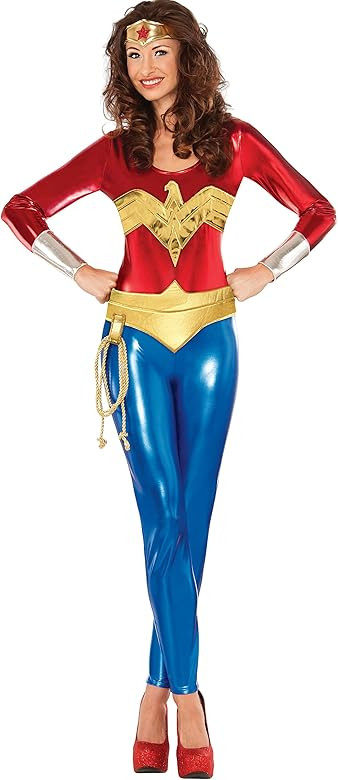 DC Comics Superhero Style Deluxe Classic Wonder Woman Costume | Amazon (US)