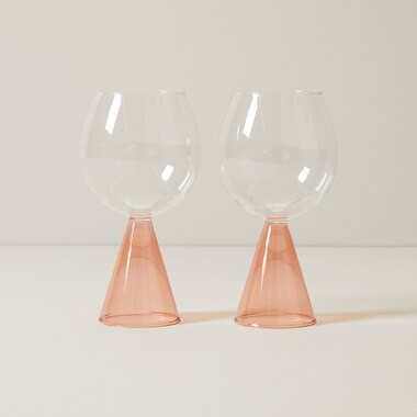 SET OF 2 COLOURED GLASSES SPRITZ | Indigo (CA)