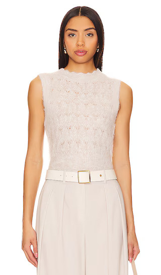 Lynda Knit Top in Light Taupe | Revolve Clothing (Global)