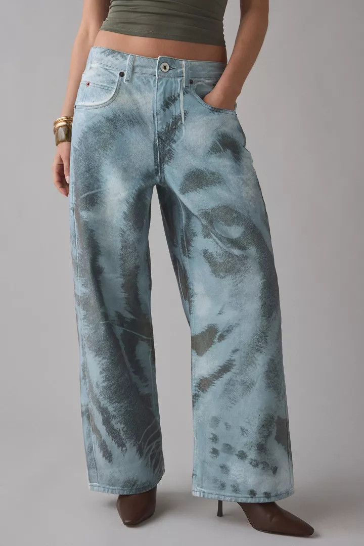 BDG Jaya Printed Baggy Boyfriend Jeans | Urban Outfitters (US and RoW)