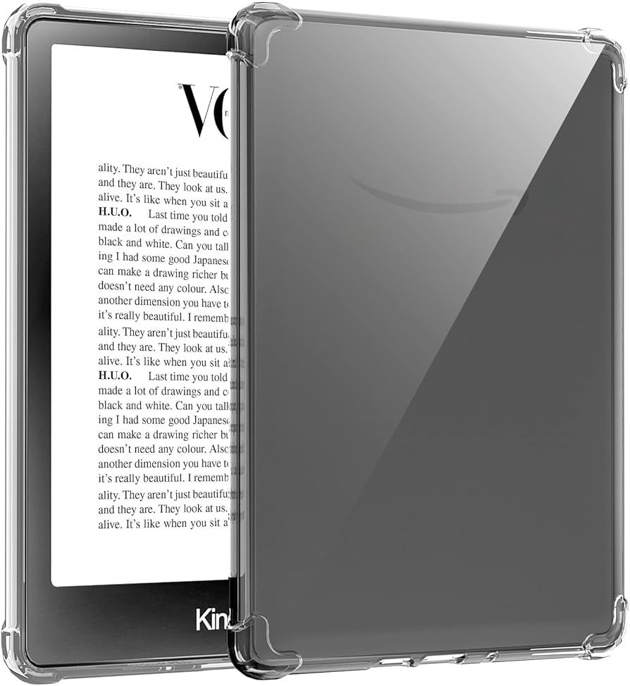 TQQ Clear Case for 6.8" Kindle Paperwhite (11th Generation-2021) and Kindle Paperwhite Signature ... | Amazon (UK)