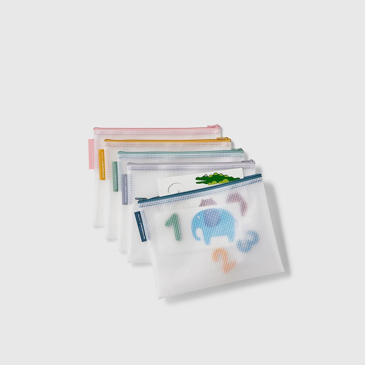Marie Kondo Assorted Kawaii Accessory Pouch Set Pkg/5 | The Container Store