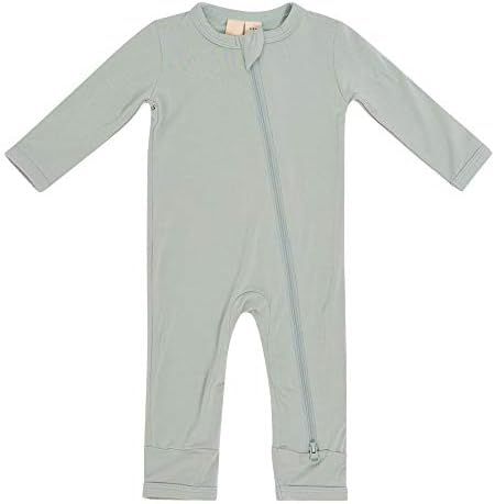 Amazon.com: KYTE BABY Soft Bamboo Rayon Rompers, Zipper Closure, 0-24 Months (12-18 Months, Sage)... | Amazon (US)