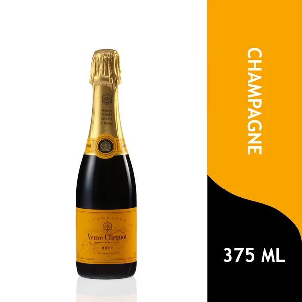 Veuve Clicquot Yellow Label Champagne, 375ml Half Bottle - Walmart.com | Walmart (US)
