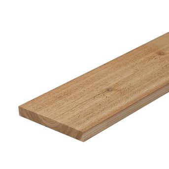 RELIABILT 1-in x 6-in x 8-ft Square Edge Unfinished Cedar Board | Lowe's